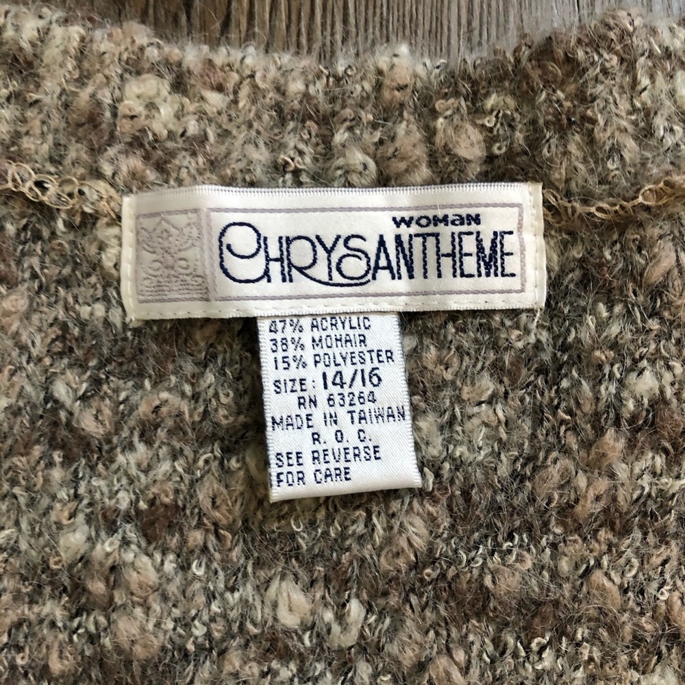 Mohair Woodland Oversized Grandpa Cardigan - Picture 5 of 7